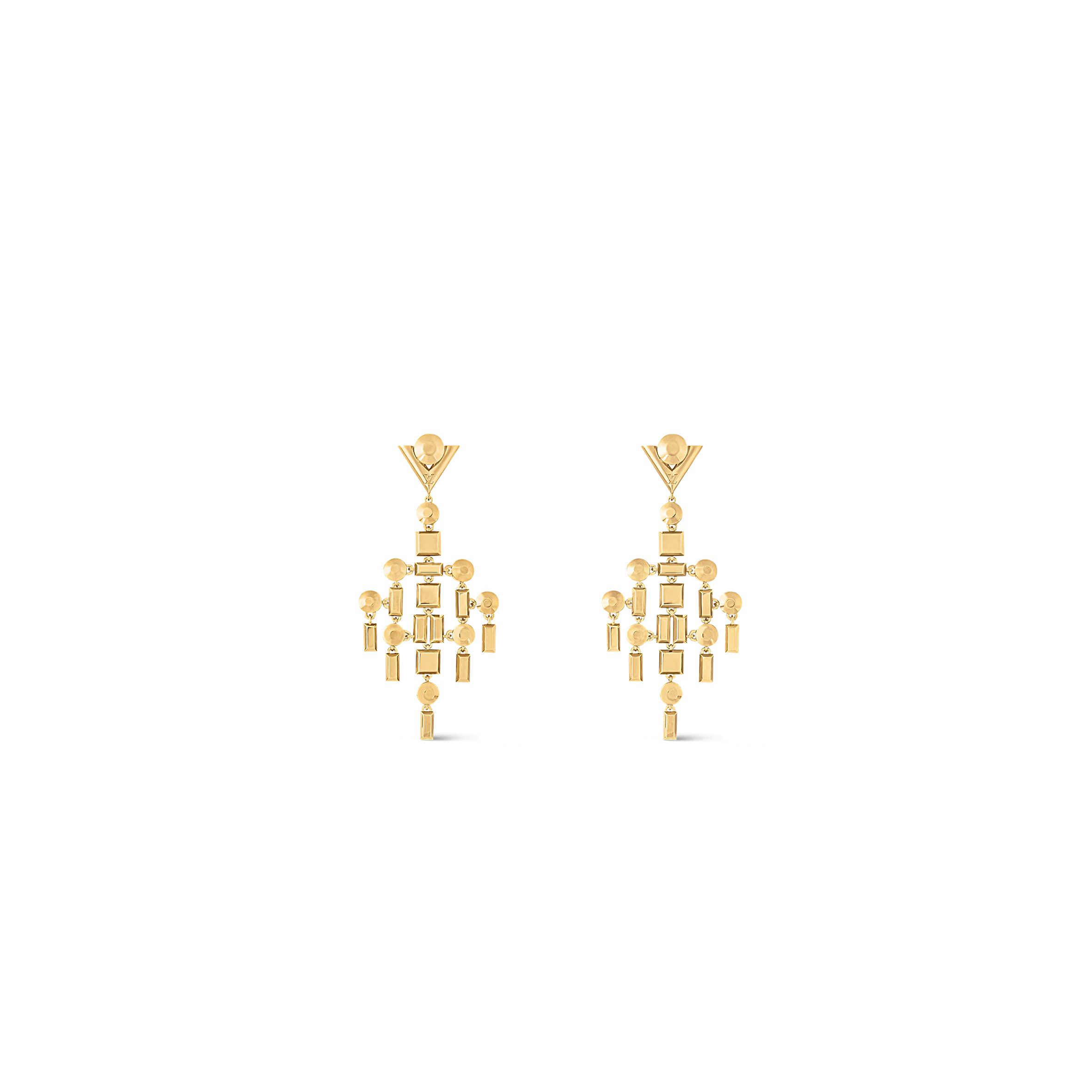 LOUIS VUITTON CHANDELIER EARRINGS M02179